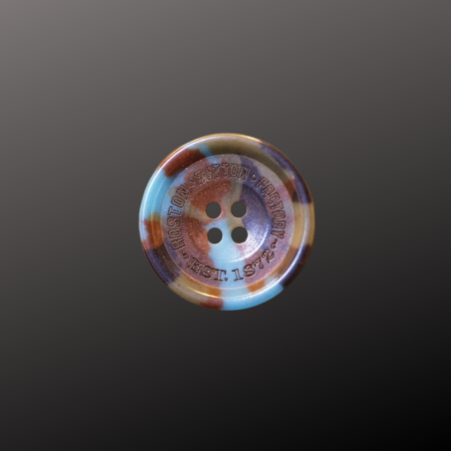 Blue Camouflage Buttons by the Boston Button Factory