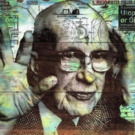 Buckminster Fuller Portrait