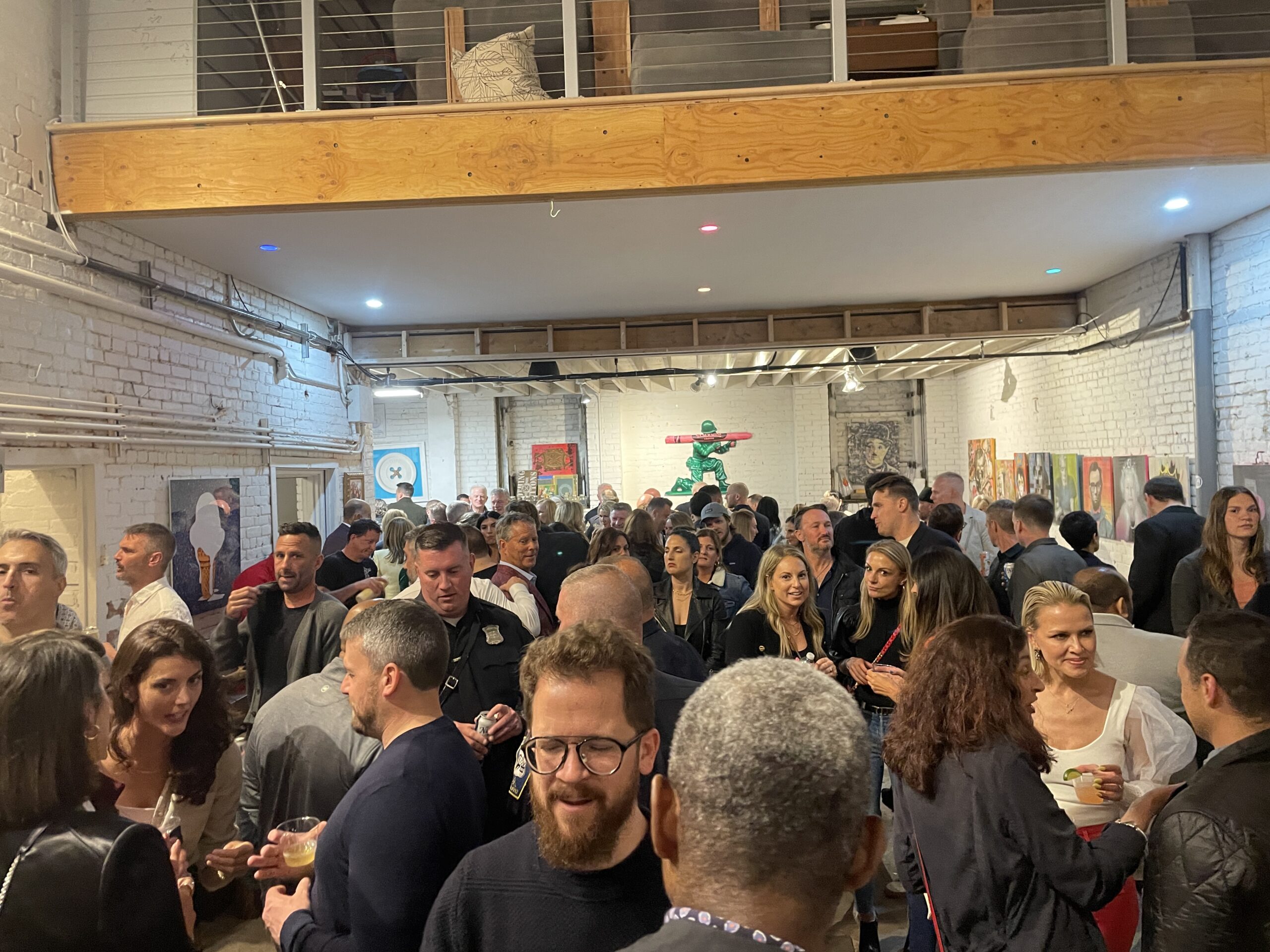 Over 200 guests attended "Just Cause" at the Boston Button Factory