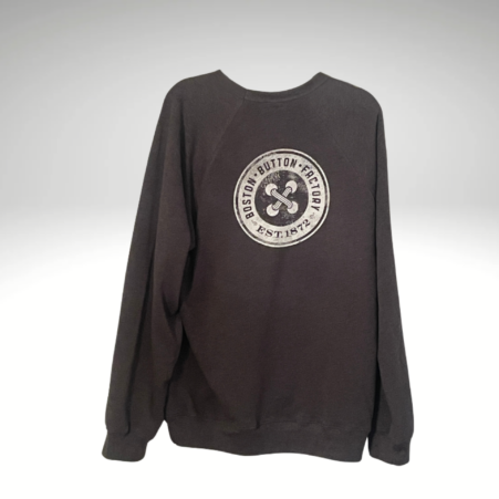 Vintage crewneck Boston Button Factory sweatshirt made from a premium cotton/poly blend.