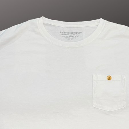 Boston Button Factory Pocket T-Shirt made from a premium cotton.